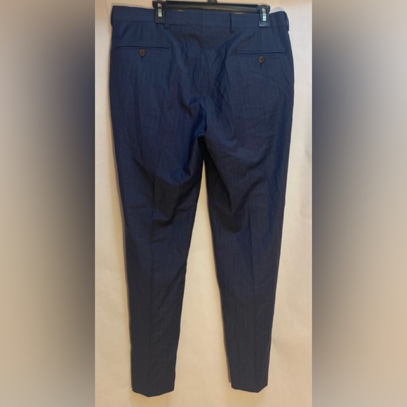 Brooks Brothers Men’s 346 Fitzgerald Fit Dress Pants Flat Front Wool Navy 33X31 - Picture 2 of 6